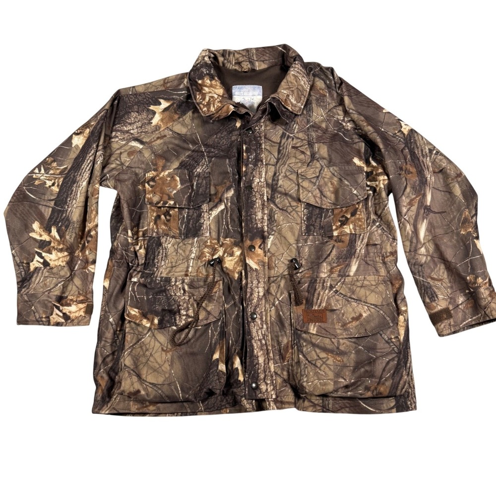 Walls Water-Pruf Camo Hunting Jacket Mens XL RealTree Hardwoods Waterproof